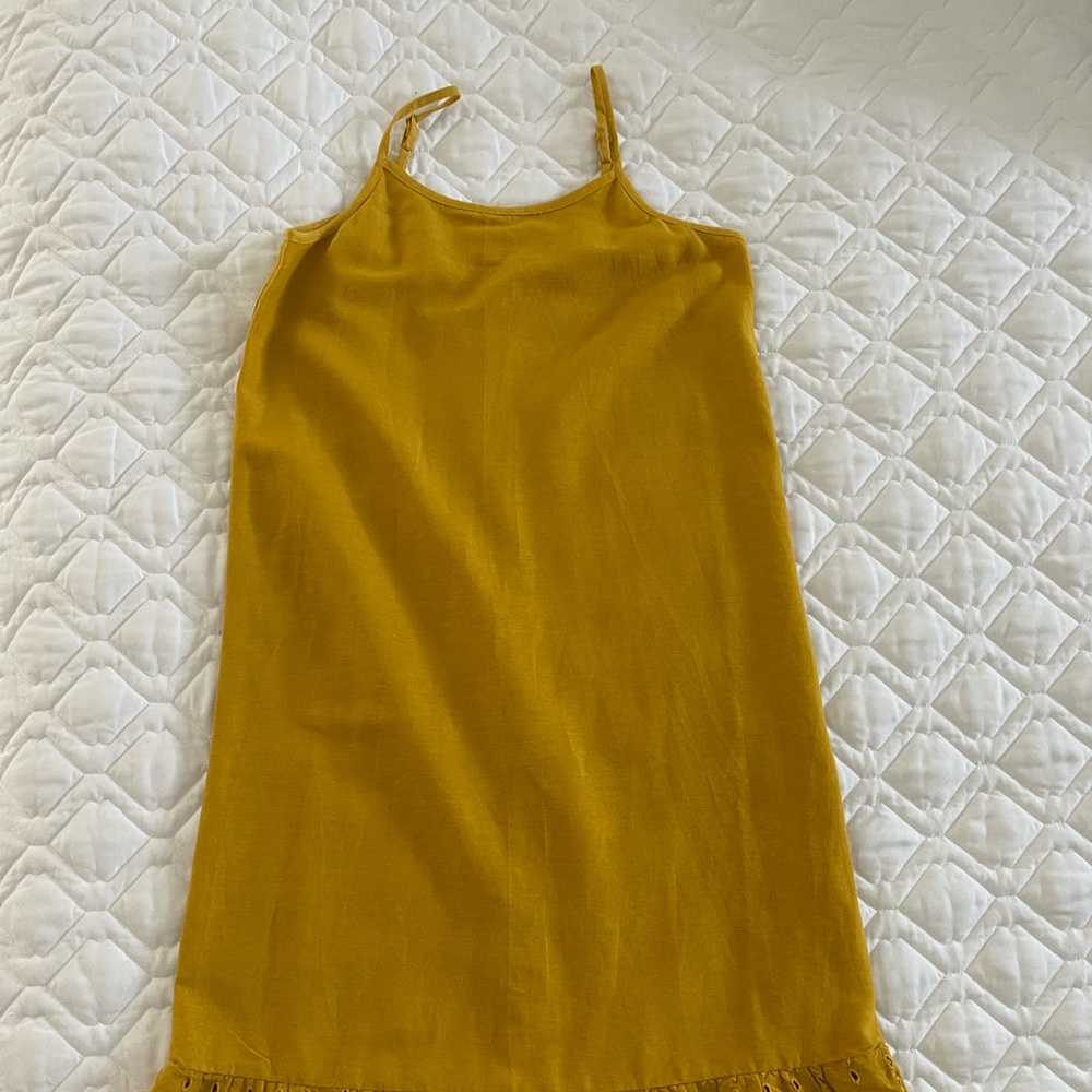 Old Navy mustard midi dress